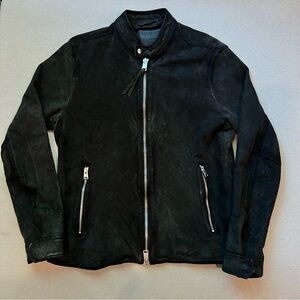 ALL SAINTS BLACK SUEDUE JACKET